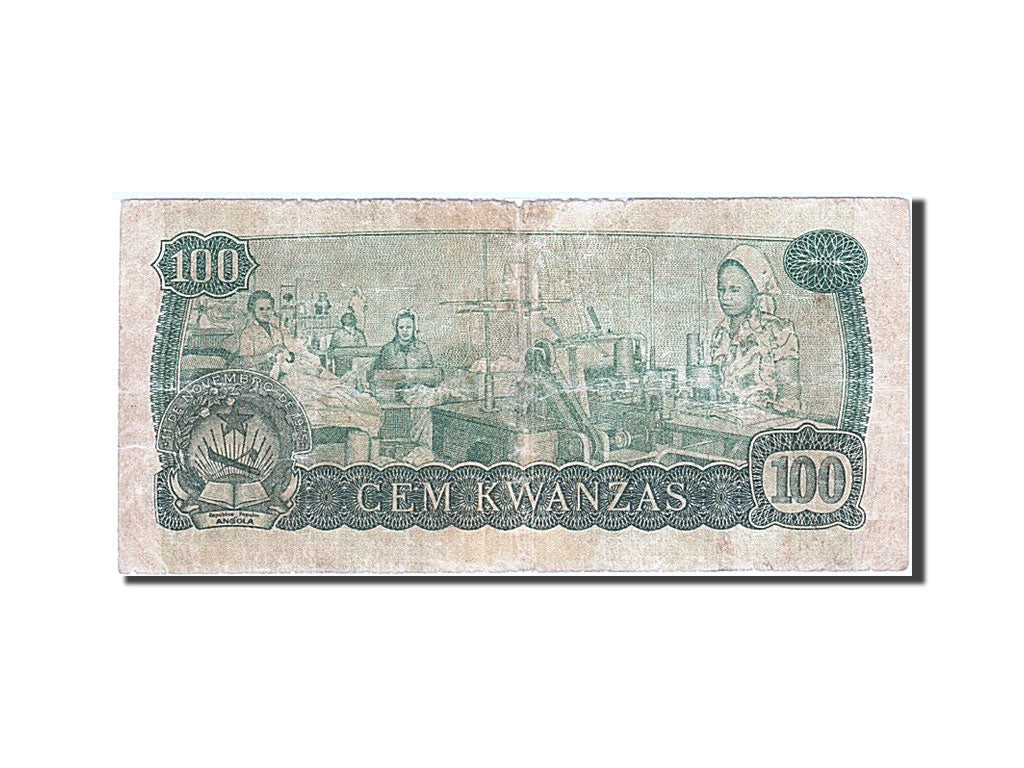 Angola, 100 Kwanzas, 1979, KM #115a, 1979-08-14, VG(8-10), G/A 542263