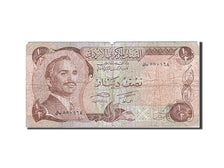 Jordan, 1/2 Dinar, 1975, KM #17d, VG(8-10)
