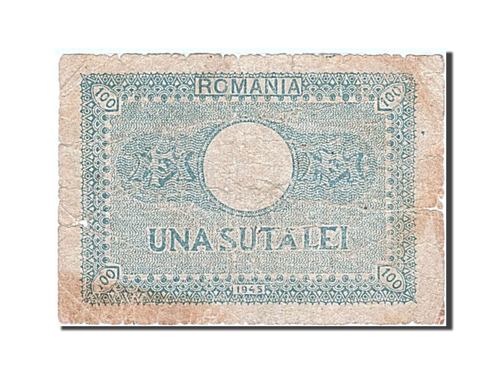 Romania, 100 Lei, 1945, KM #78, VG(8-10)