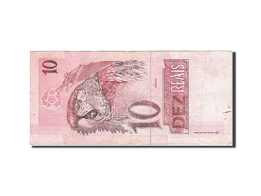 Banknote, Brazil, 10 Reais, 1994, VF(30-35)