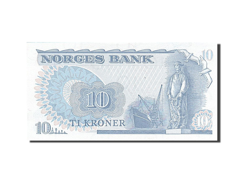 Norway, 10 Kroner, 1984, KM #36c, UNC(65-70), CU 6488632