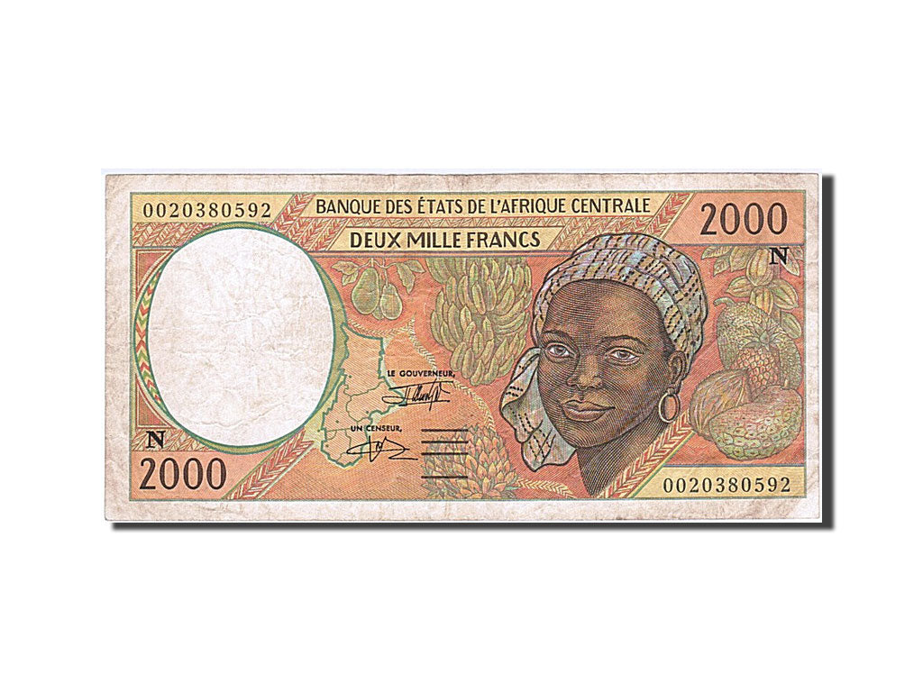 Afrique Equatoriale, 2000 Francs, type 1993-1994