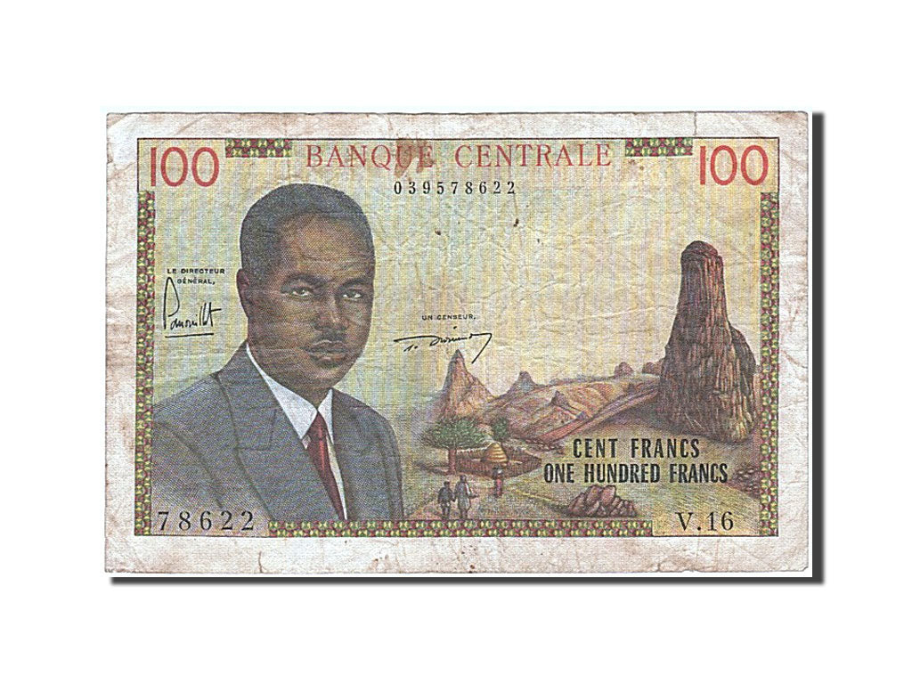 Cameroun, 100 Francs, type 1962