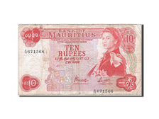 Mauritius, 10 Rupees, 1967, KM #31c, VF(20-25), A/45 671566