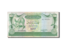 Libya, 5 Dinars, 1980, KM #45a, VF(20-25), 2 B/4 023835