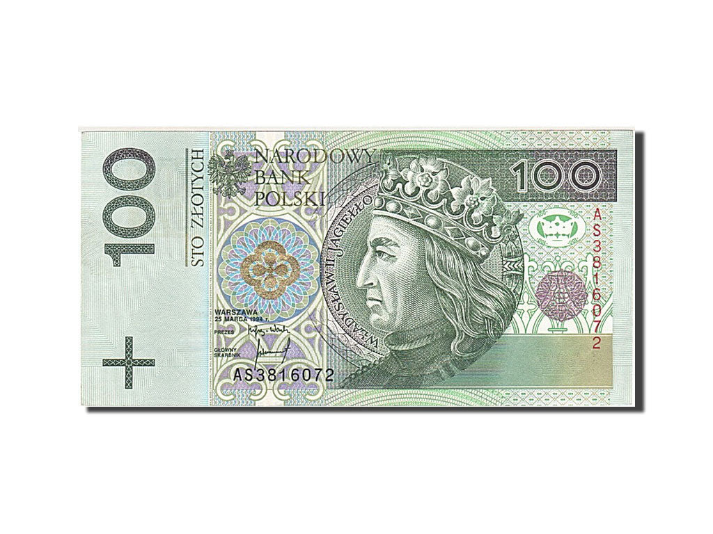 Poland, 100 Zlotych, 1994, KM #176a, 1994-03-25, UNC(65-70), AM 3570478