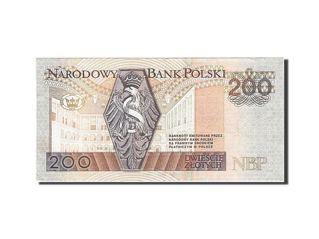 Poland, 200 Zlotych, 1994, KM #177a, 1994-03-25, UNC(60-62), AF 0360684