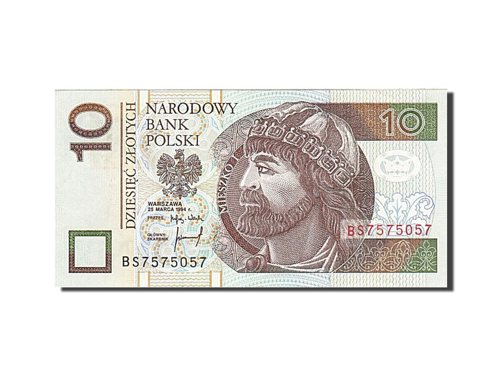 Poland, 10 Zlotych, 1994, KM #173a, 1994-03-25, UNC(65-70), BS 7575057