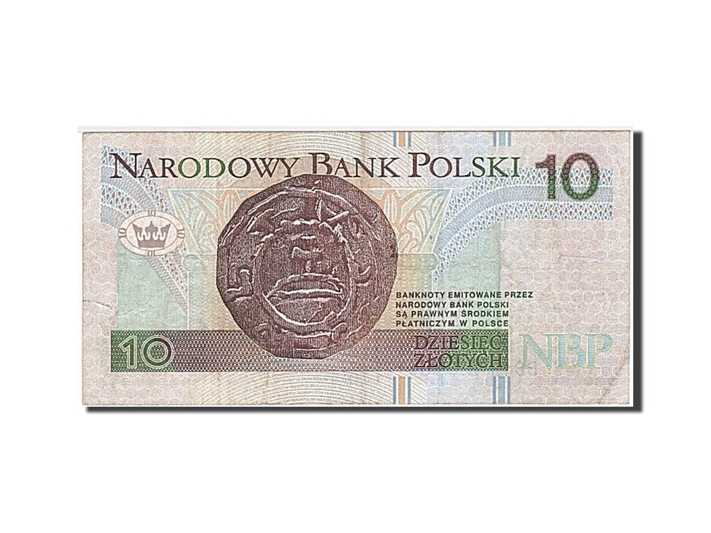 Pologne, 10 Zlotych, type Prince Mieszko I