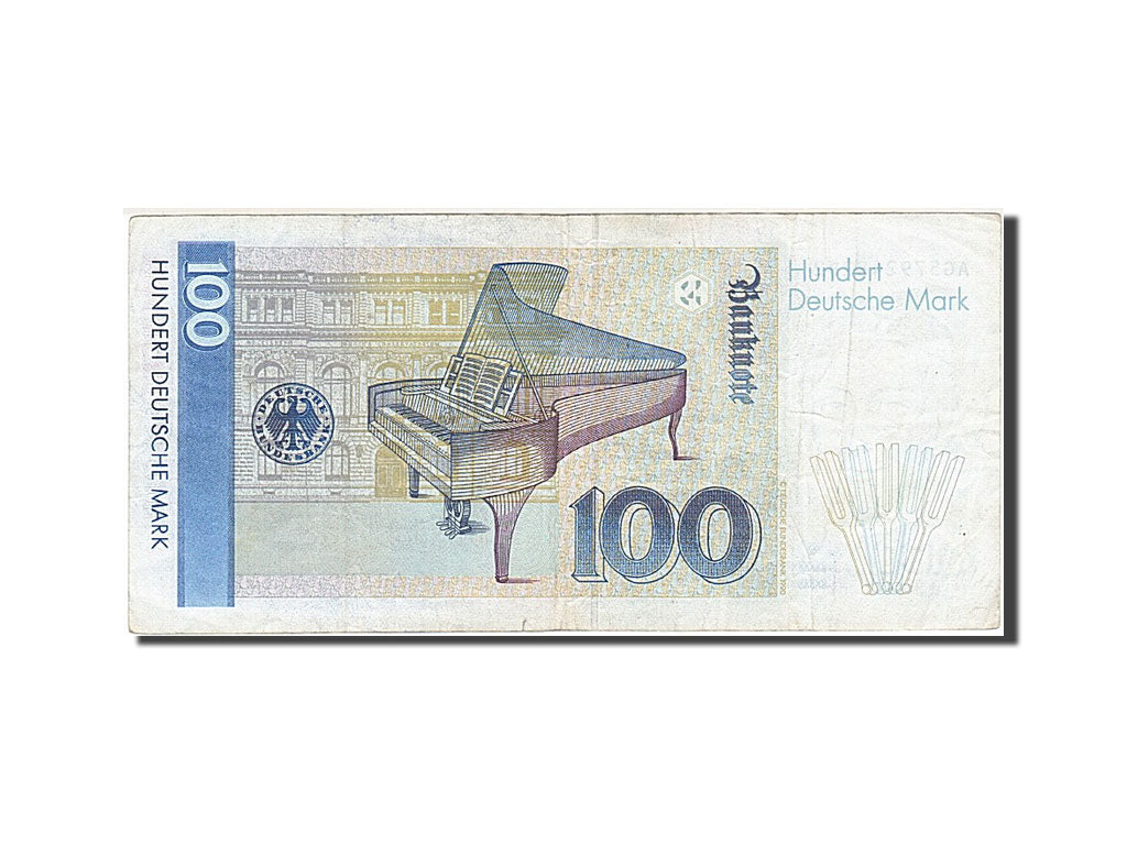 Banknote, GERMANY - FEDERAL REPUBLIC, 100 Deutsche Mark, 1989, 1989-01-02