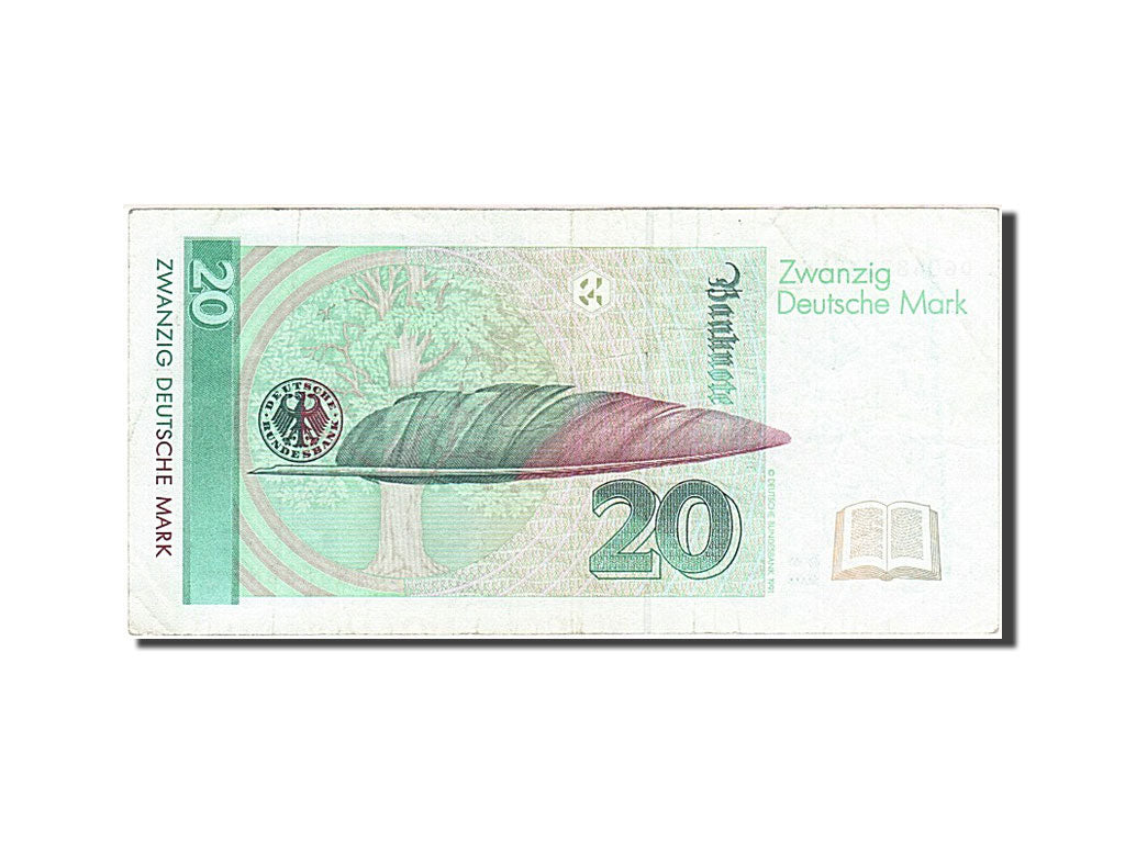 Banknote, GERMANY - FEDERAL REPUBLIC, 20 Deutsche Mark, 1993, 1993-10-01