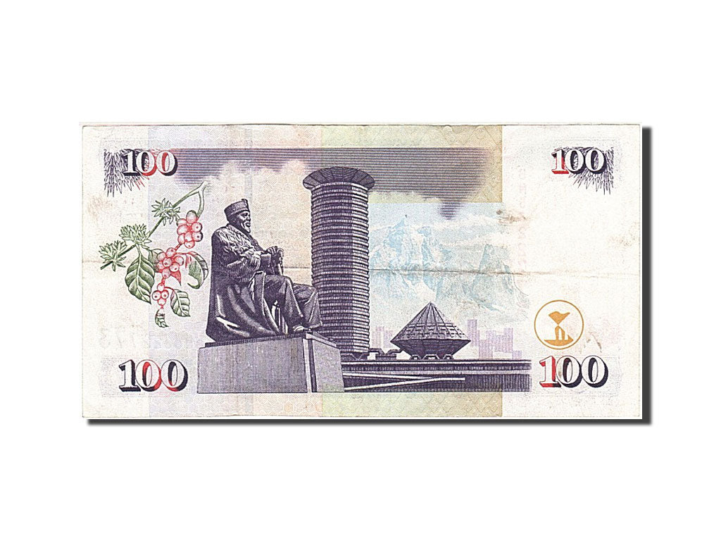 Banknote, Kenya, 100 Shillings, 2004, 2004-02-02, EF(40-45)
