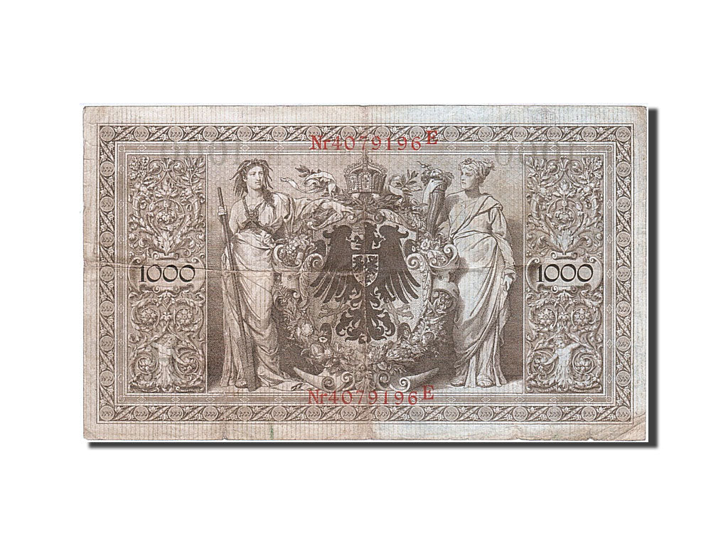 Germany, 1000 Mark, 1910, KM #44b, 1910-04-21, VF(20-25), Nr 4079196 E