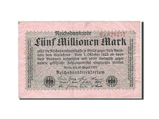 Germany, 5 Millionen Mark, KM #105, 1923-08-20, 6H 026255