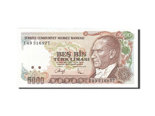 Turkey, 5000 Lira, 1985, KM #197, AU(55-58), E49 316977