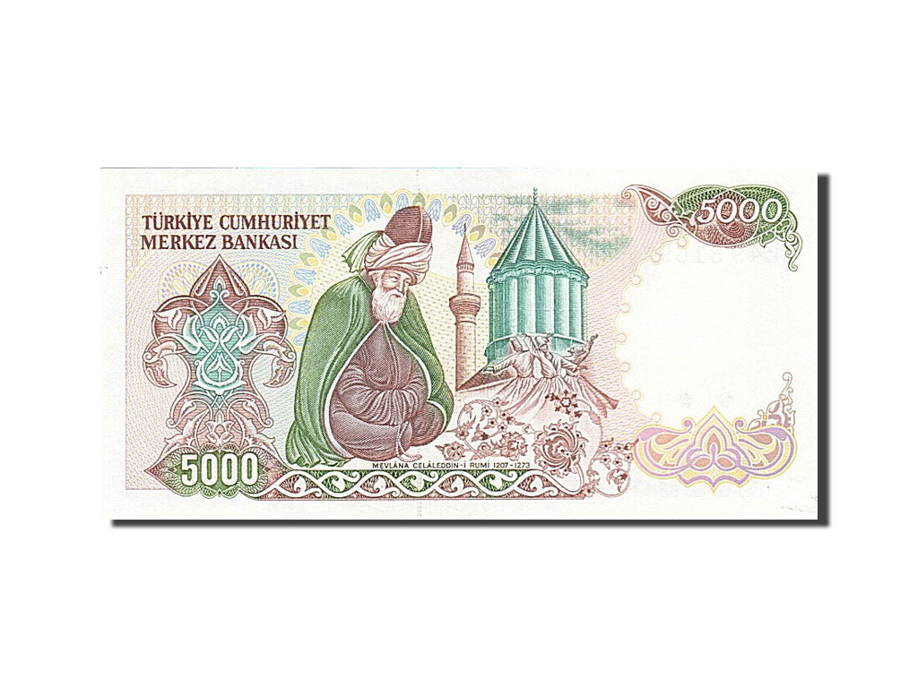 Turkey, 5000 Lira, 1985, KM #197, AU(55-58), E49 316977