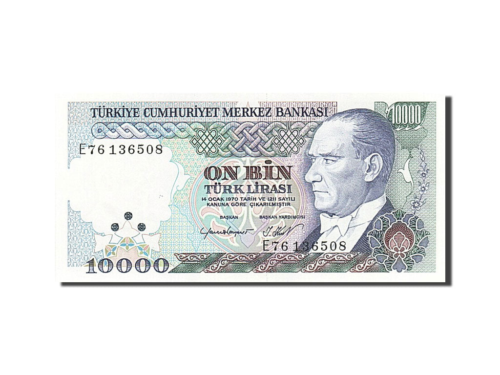 Banconote, Turchia, 10,000 Lira, 1982, FDS