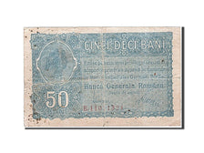Romania, 50 Bani, 1917, KM #M2, VG(8-10)