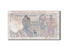 French West Africa, 5 Francs, 1954, KM #36, 1954-10-20, VF(20-25), N.196 49043