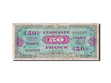France, 50 Francs, 1945 Verso France, 1944, KM #117a, F(12-15), 2 29104509,...