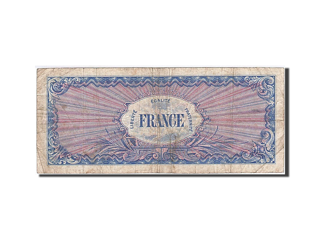 France, 50 Francs, 1945 Verso France, 1944, KM #117a, F(12-15), 02351657,...