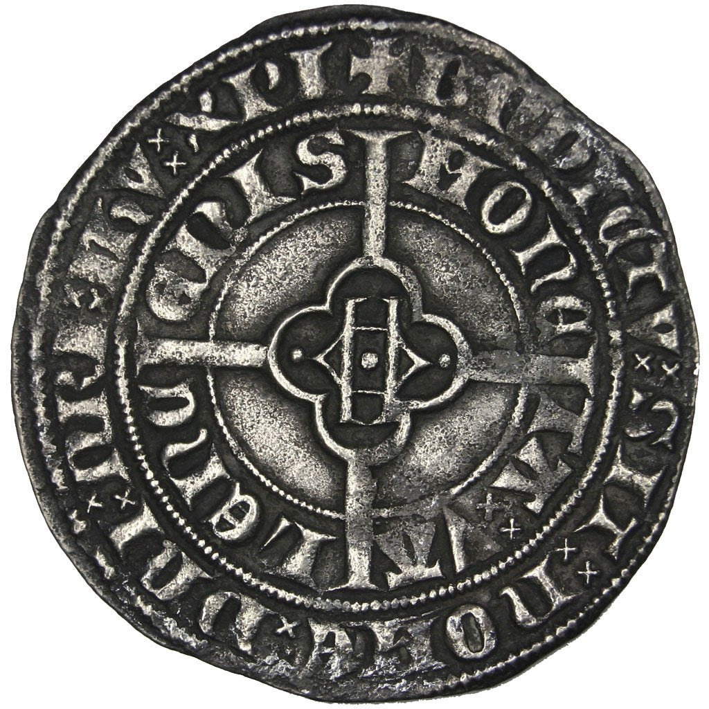 FRANCE, Gros, Valenciennes, AU(50-53), Silver, Boudeau #2135, 2.01