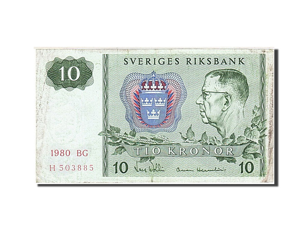 Sweden 10 Kronor 1980 1980 KM:52e TTB BG H 503885