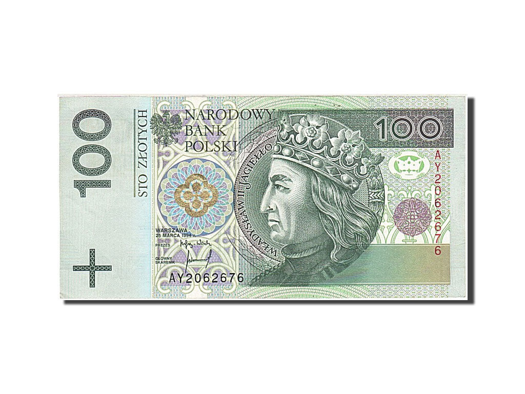 Poland 100 Zlotych 1994 KM:176a 1994-03-25 UNC(60-62) AY2062676