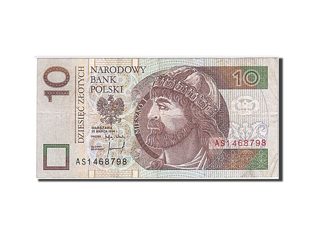Banknote, Poland, 10 Zlotych, 1994, 1994-03-25, KM:173a, VF(30-35)