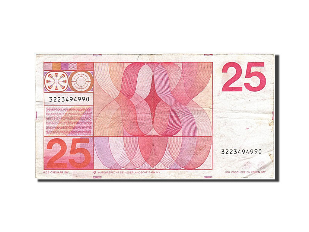 Netherlands 25 Gulden 1971 KM:92a 1971-02-10 TB+ 3223494990