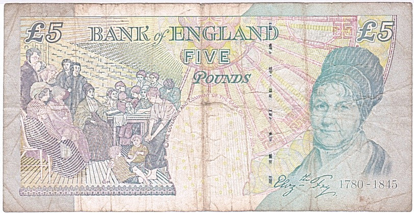 Great Britain 5 Pounds 2004 KM:391c  VF(20-25) JE06 074503