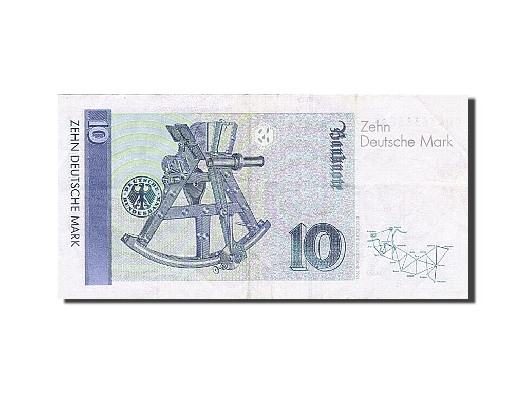 GERMANY - FEDERAL REPUBLIC 10 Deutsche Mark 1999 KM:38d 1999-09-01 TTB GU 47...