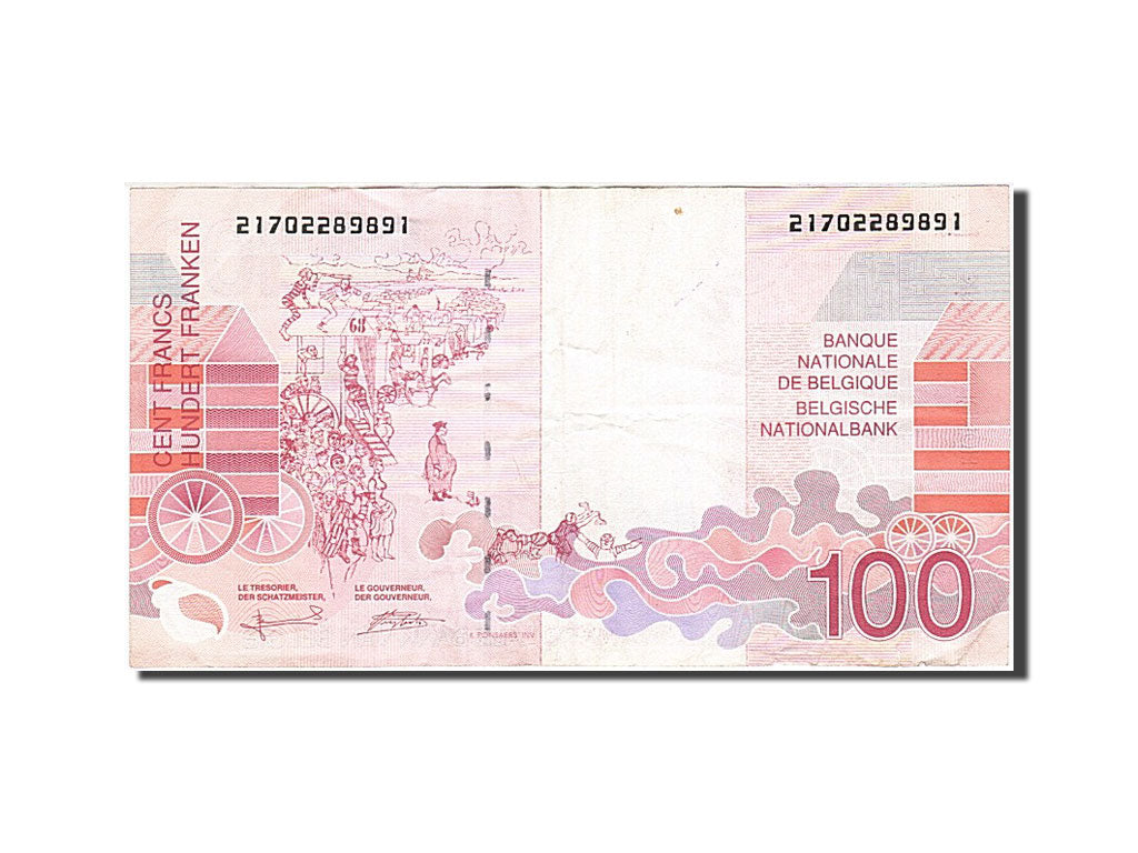 Belgium 100 Francs 1995 KM:147  EF(40-45) 21702289891
