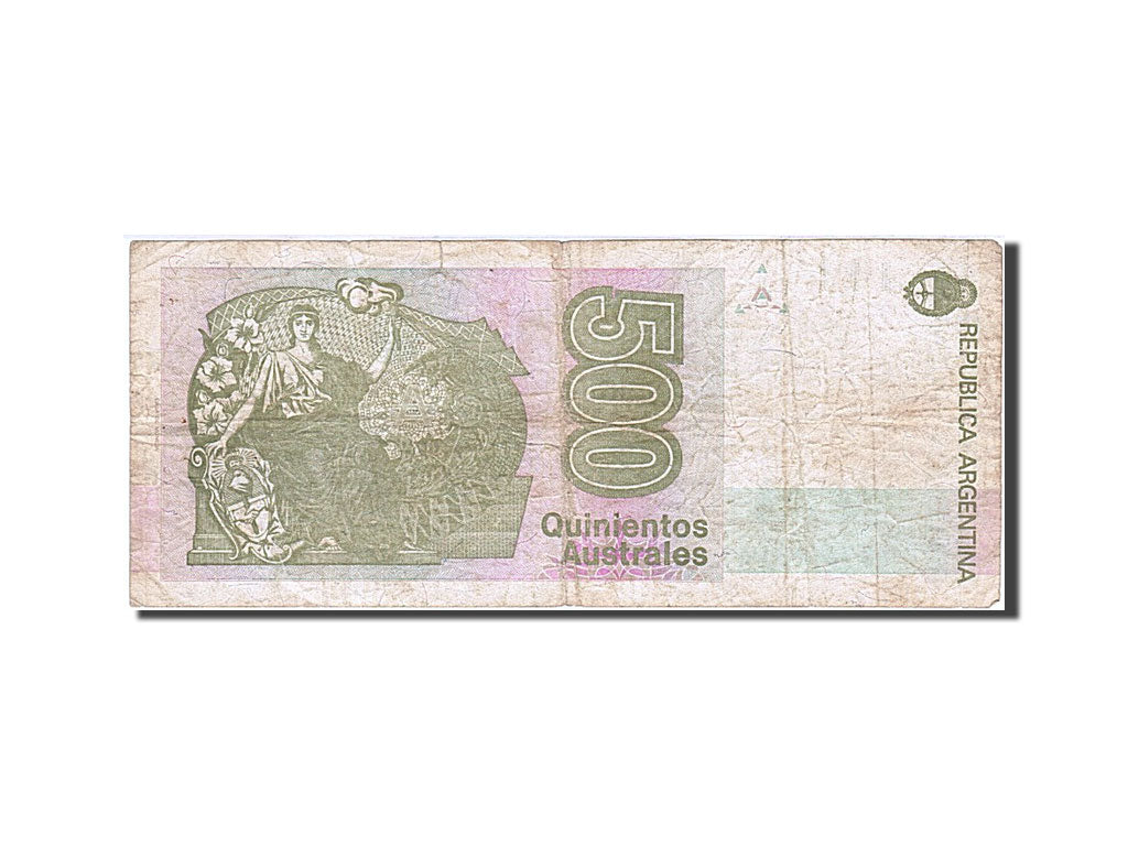 Argentina 500 Australes 1990 KM:328b  VF(20-25) 83721091 A