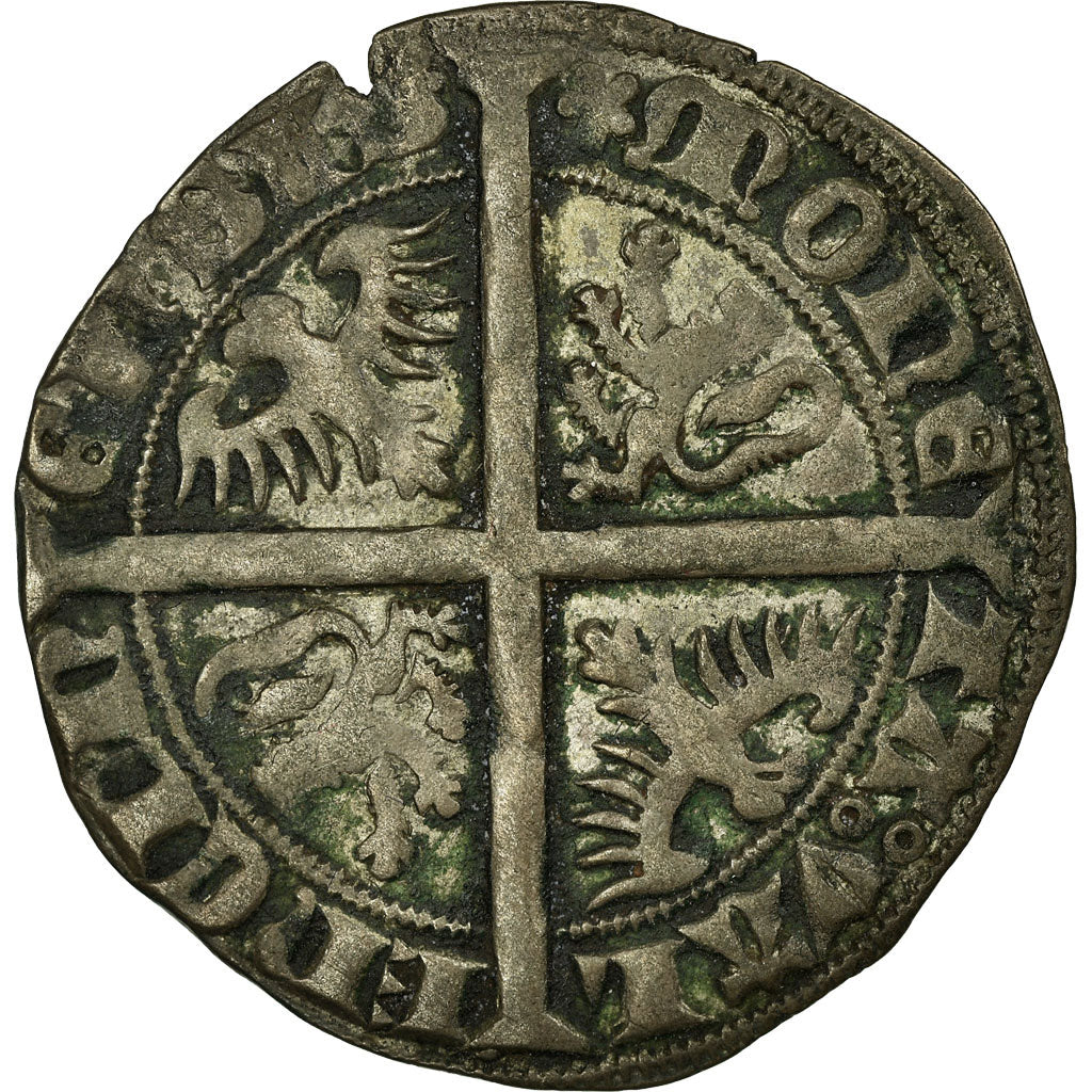 Coin, France, Double Gros, Valenciennes, EF(40-45), Silver, Boudeau:2130