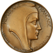 França, Medal, Offert par M. Durieux, Sénateur, Coeffin, AU(55-58), Bronze