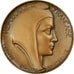 França, Medal, Offert par M. Durieux, Sénateur, Coeffin, AU(55-58), Bronze