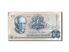 Norvegia, 10 Kroner, 1979, KM:36c, 1979, BB