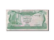 Billet, Libya, 1 Dinar, 1980, 1981, KM:44a, TB