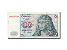 GERMANY - FEDERAL REPUBLIC, 10 Deutsche Mark, 1980, KM:31d, 1980-01-02, VF(20...