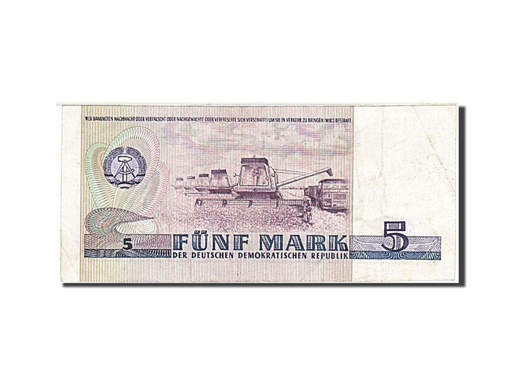 Germania - Repubblica Democratica, 5 Mark, 1975, KM:27A, 1975, BB