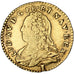 FRANCE, 1/2 Louis d'or aux lunettes, 1/2 Louis D'or, 1726, Rennes, KM #488.15,..