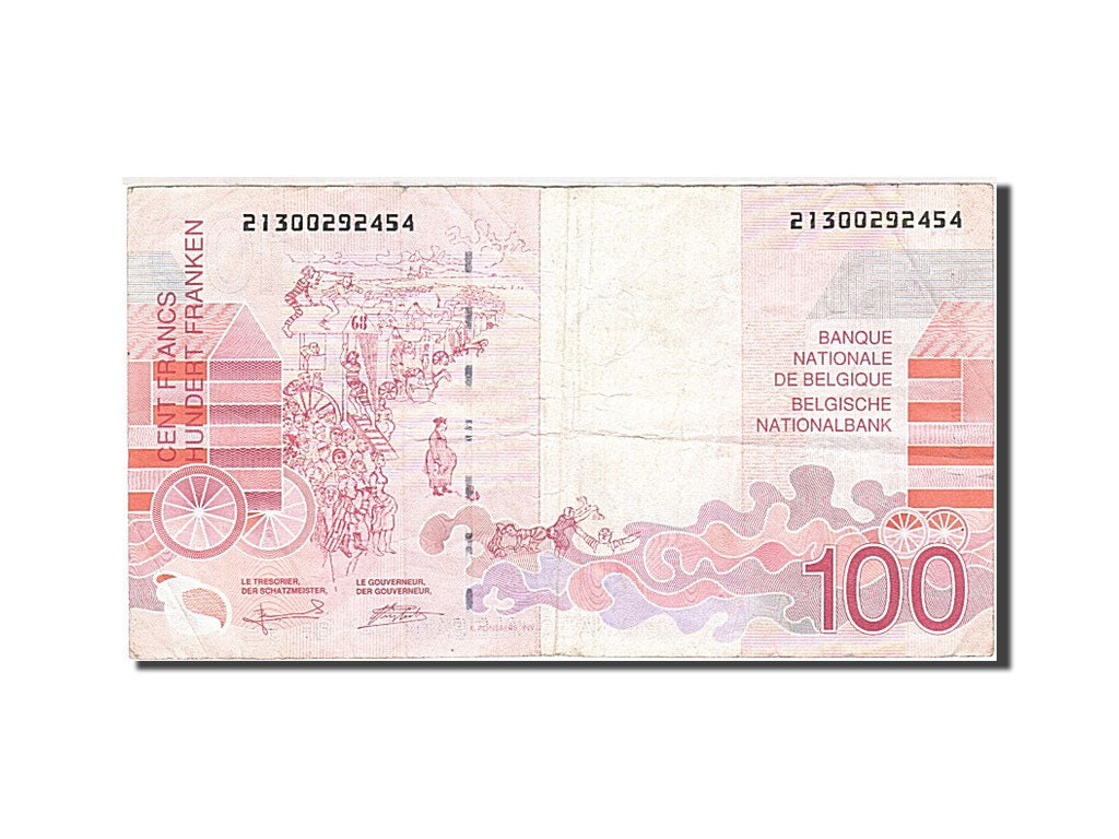 Banknote, Belgium, 100 Francs, 1995-2001, 1995, KM:147, VF(20-25)