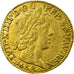 Coin, France, Louis XIV, Louis d'or à la mèche longue, 1653 Limoges