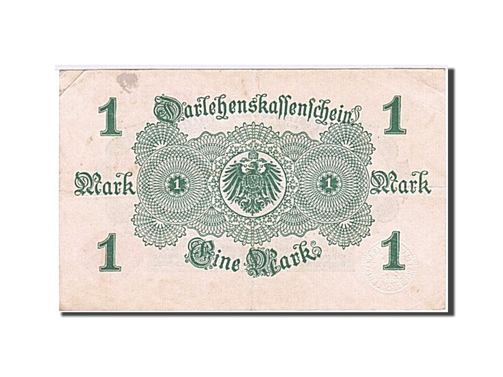 Germany, 1 Mark, 1914, KM:51, 1914-08-12, AU(50-53)