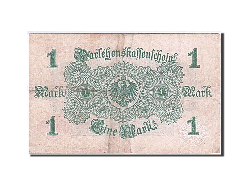 Banknote, Germany, 1 Mark, 1914, 1914-08-12, KM:51, EF(40-45)