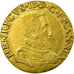 Moneta, Francia, Double Henri d'or, 1558, Rouen, BB, Oro, Duplessy:971