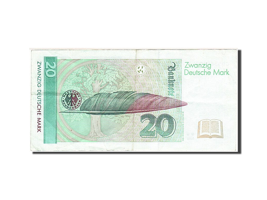 Banknote, GERMANY - FEDERAL REPUBLIC, 20 Deutsche Mark, 1993, 1993-10-01