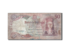 Banknote, Portugal, 50 Escudos, 1964, 1964-02-28, KM:168, VF(20-25)