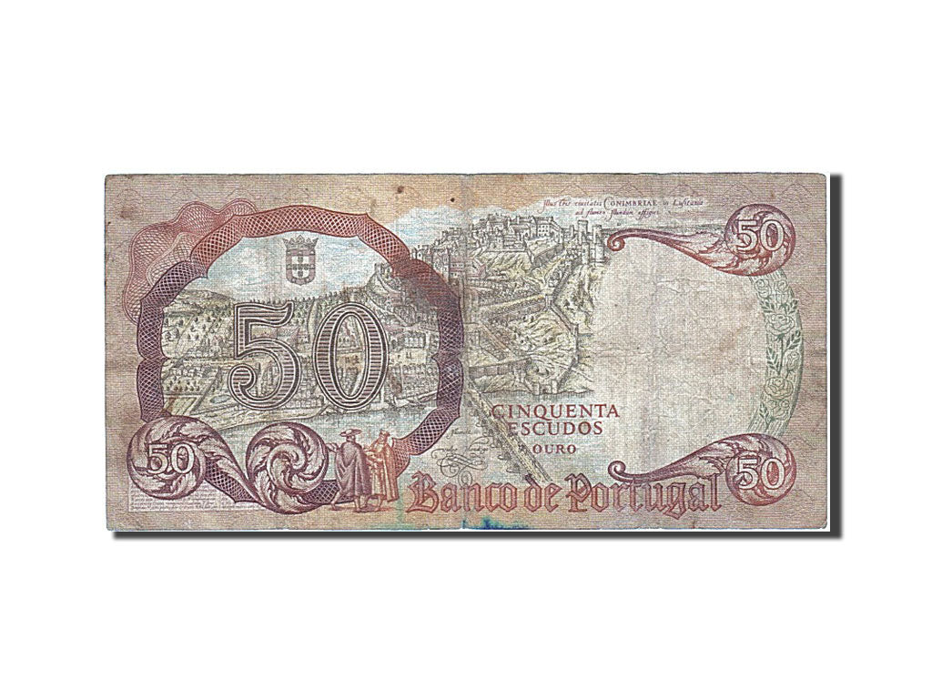 Banknote, Portugal, 50 Escudos, 1964, 1964-02-28, KM:168, VF(20-25)